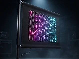 LED display flag